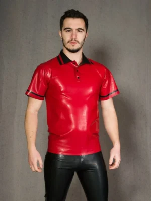 Latex Milky White & Plum Raglan Shirt