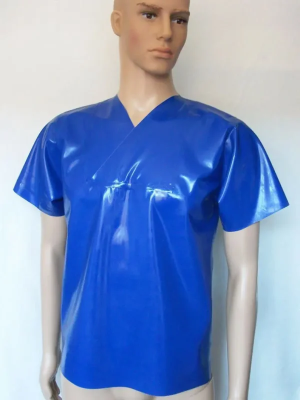 Latex chlorinated scrubs surgical shirt for men