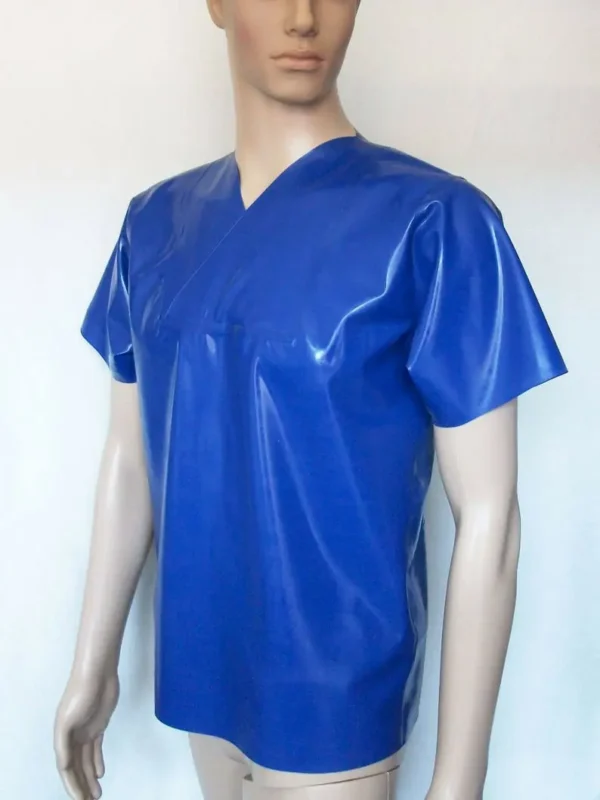 Latex chlorinated scrubs surgical shirt for men