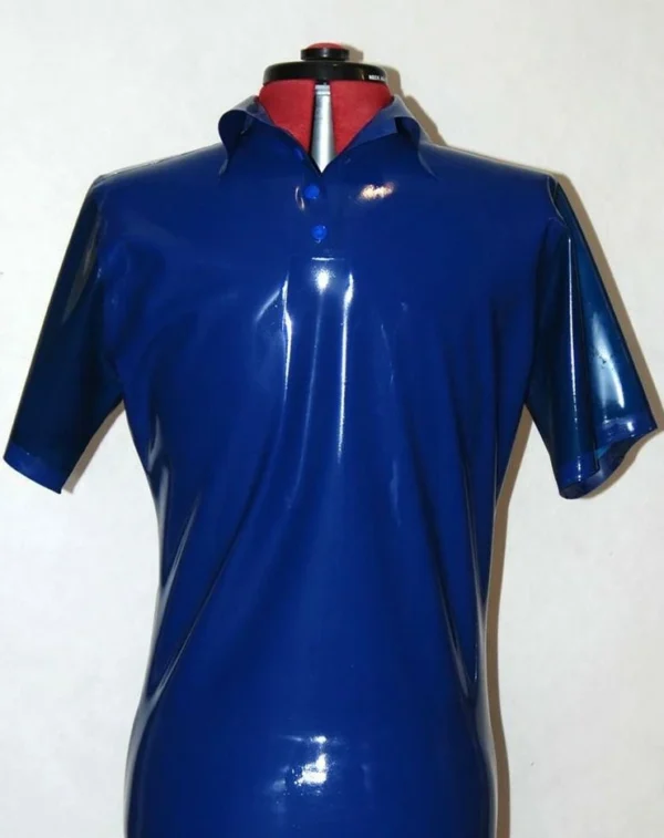 Men's Latex Royal blue Shirt