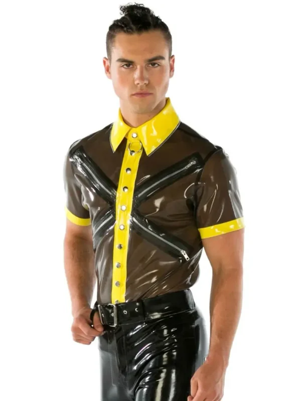 Latex Rubber Shirt (Short Sleeves)