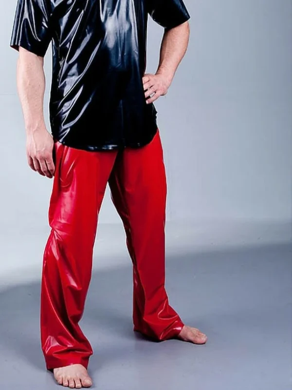 Latex Red Lounge Pants