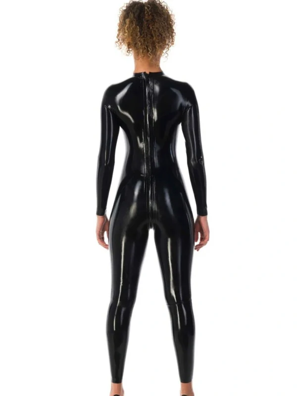 Gorgeous D-Ring Latex Catsuit