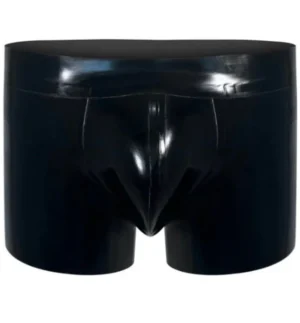 Black Latex Mens Briefs