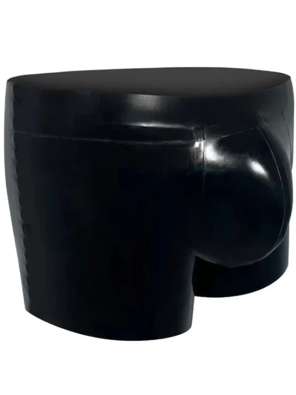 Black Latex Mens Briefs