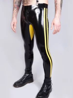 Color Code Latex Black Jeans