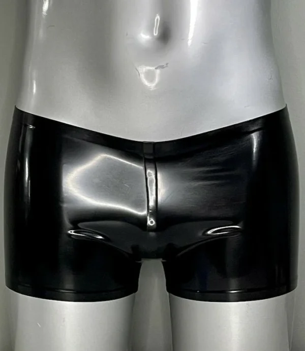 Latex Black Boxer Shorts