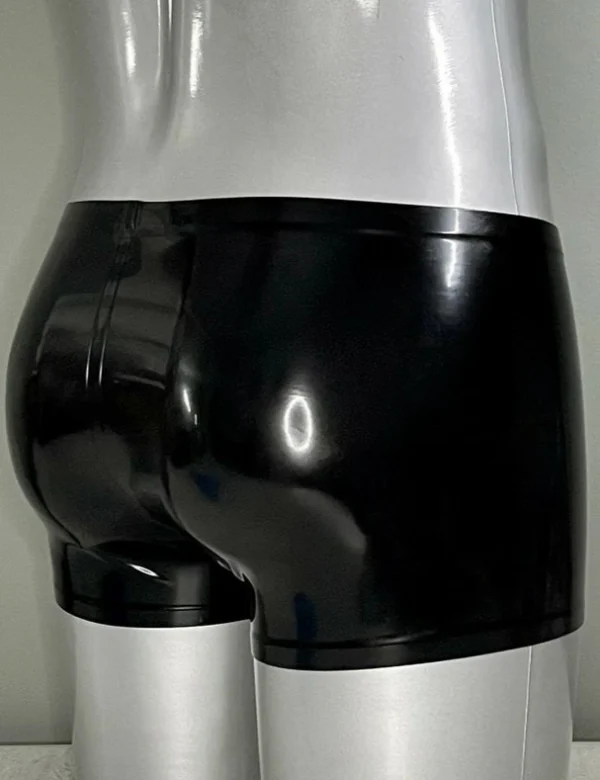 Latex Black Boxer Shorts