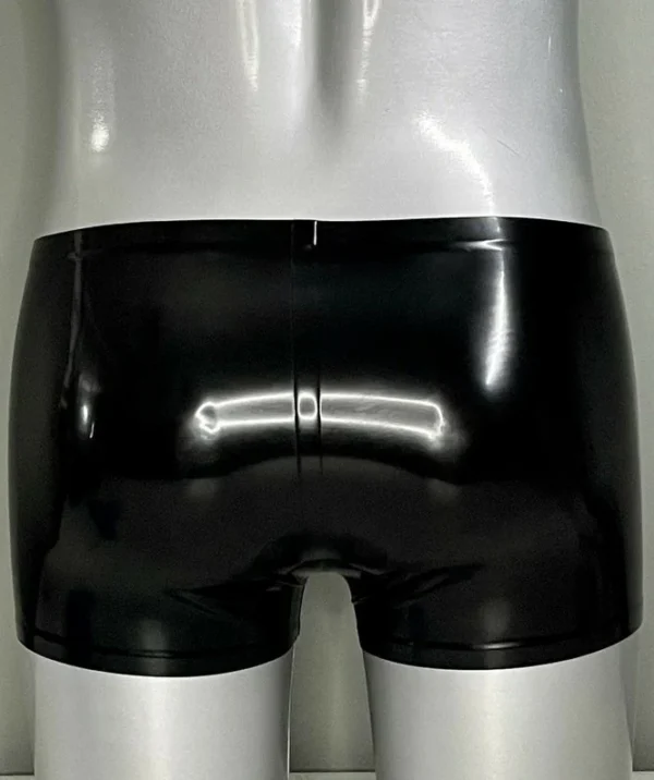 Latex Black Boxer Shorts