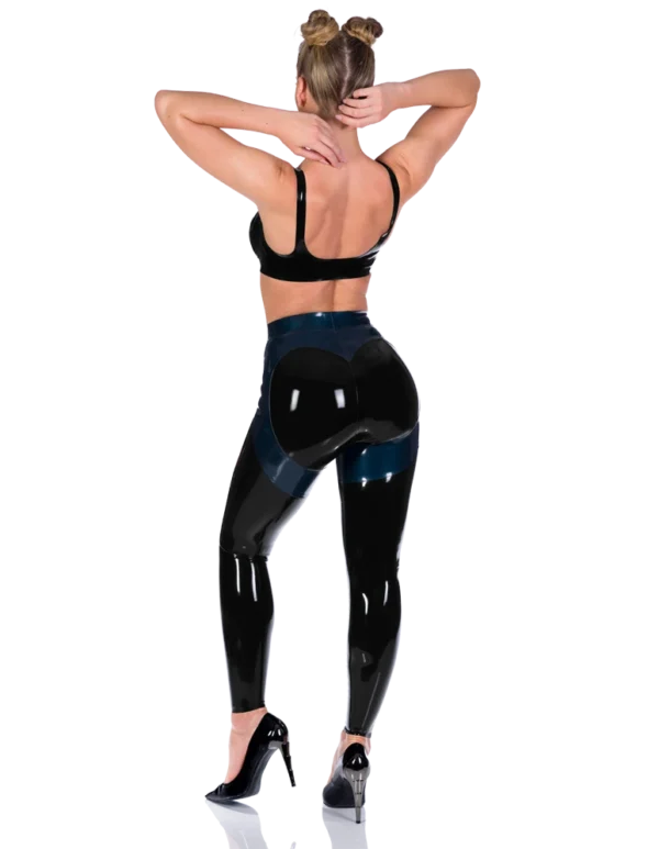 Latex Black Galaxy Leggings