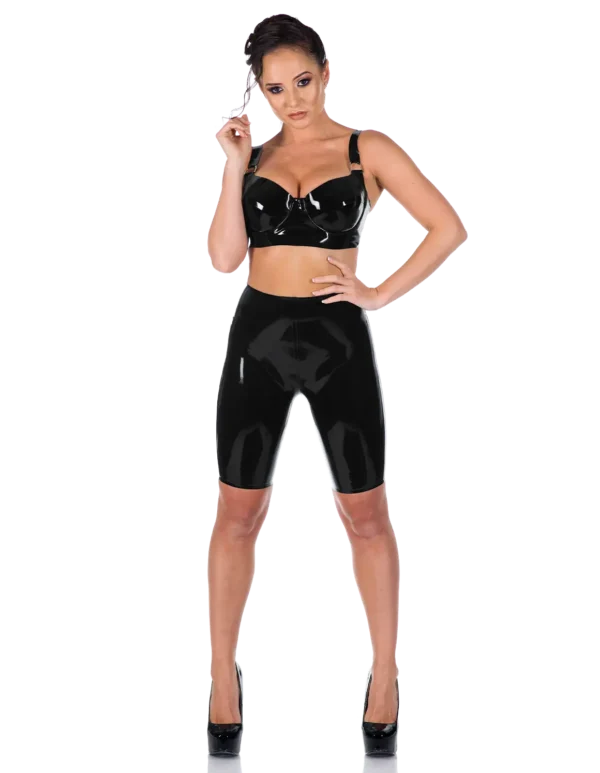 Latex Black Female Cycle Shorts