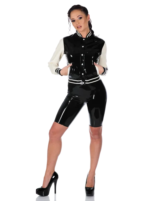 Latex Black Female Cycle Shorts