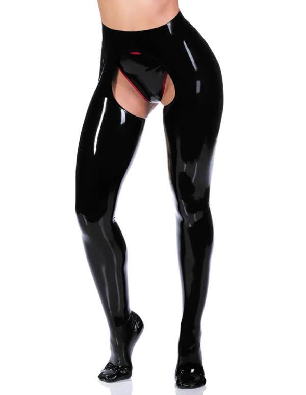 Latex Black Belladonna Tights