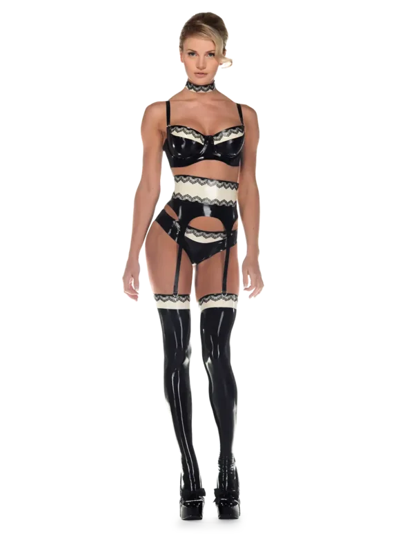 Latex Black Fantasia Stockings