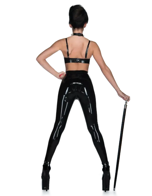 Latex Princess Leotard Leggings