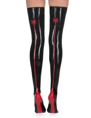 Latex Black Ballerina Tights