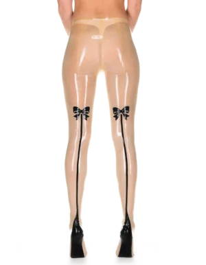 Latex Black Cabaret Stockings