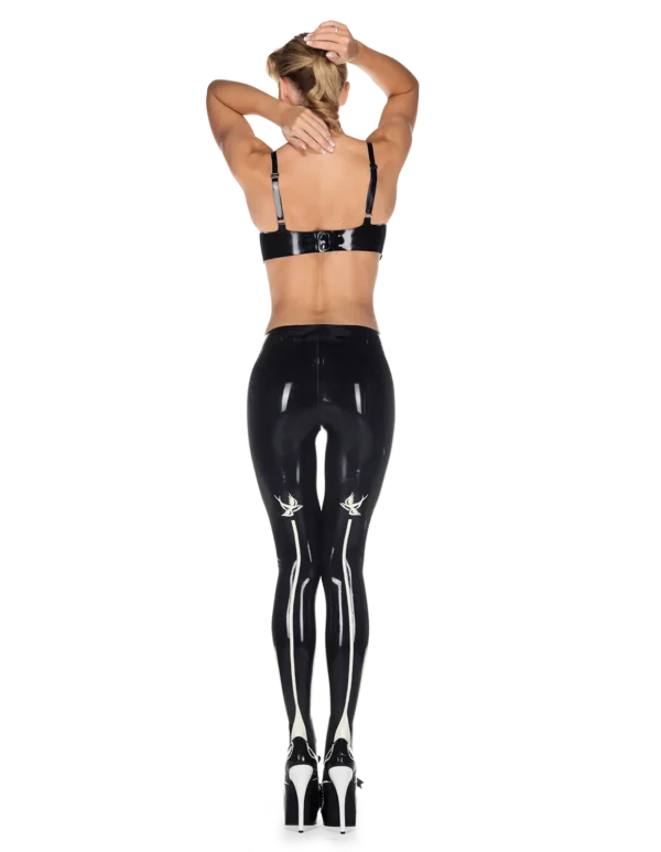 Latex Black Hirondelle Tights