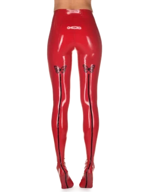 Latex Black Pamplemousse Stockings