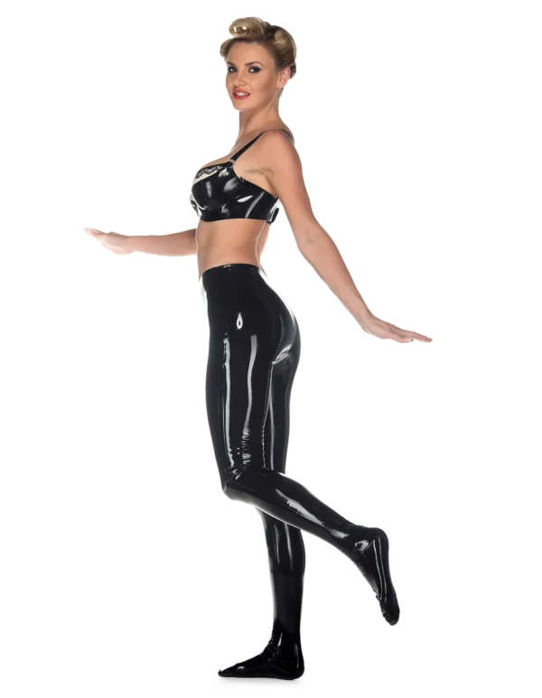 Latex Black Twinkletoe Leggings