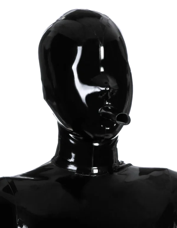 Latex Black Finola Hood