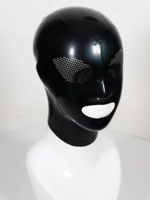 Latex Hood, Micro Perforations, Unisex