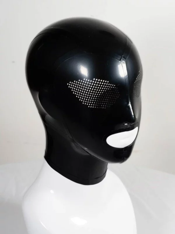 Latex Hood, Micro Perforations, Unisex