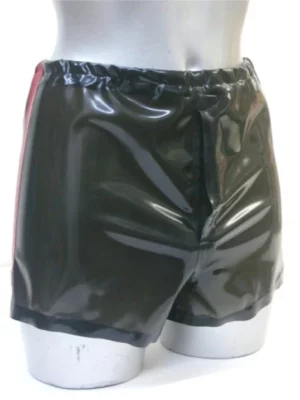 Mens Latex Transparent Sided Leggings