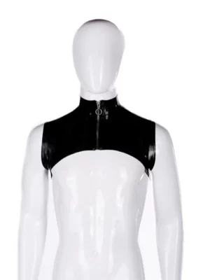 Mens Sleeveless Latex Shrug