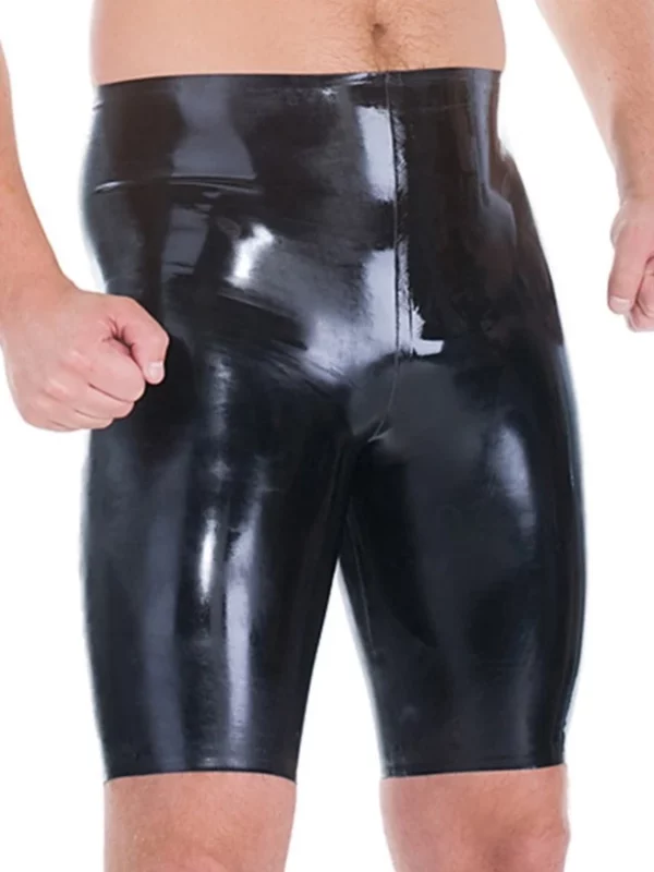 Mens Latex Cycling Shorts