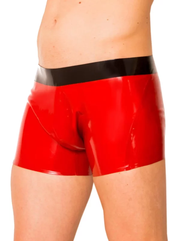 Latex Ultimo Red & Black Shorts