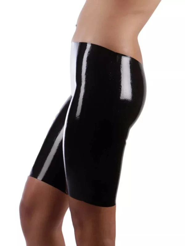 Brand New Latex Rubber Gummi Black Short Pants Panties