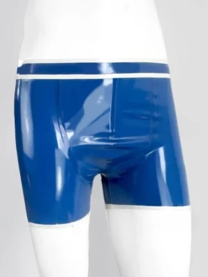 Latex Boxer Shorts With Trim