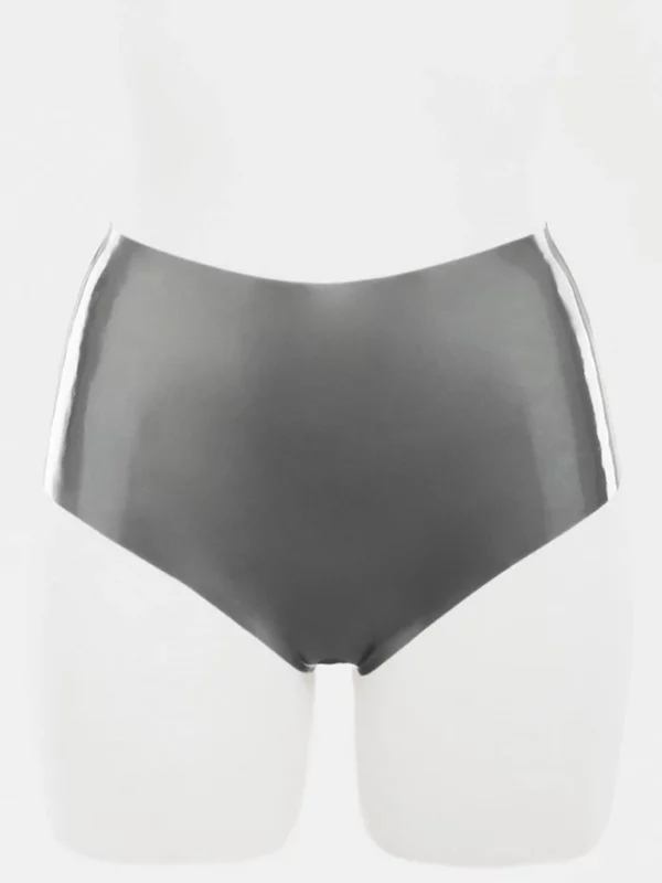 G-string latex shorts