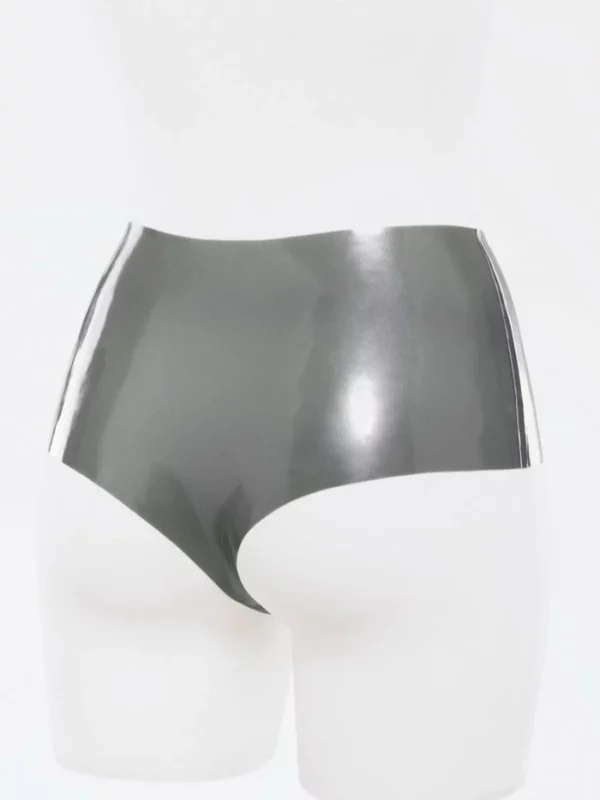 G-string latex shorts