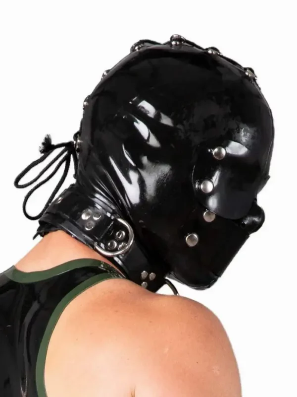 Latex Blindfold Hood