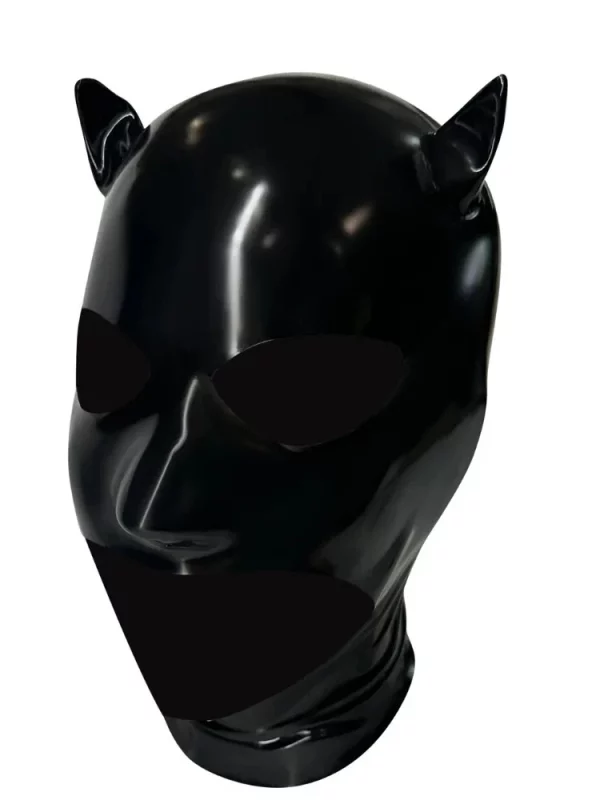 Latex Devil Hood