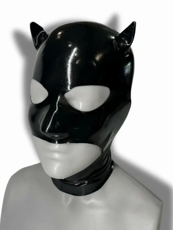 Latex Devil Hood