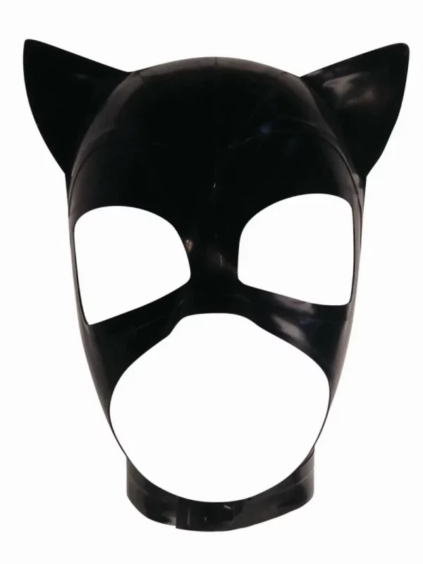 Black Cat Latex Hood