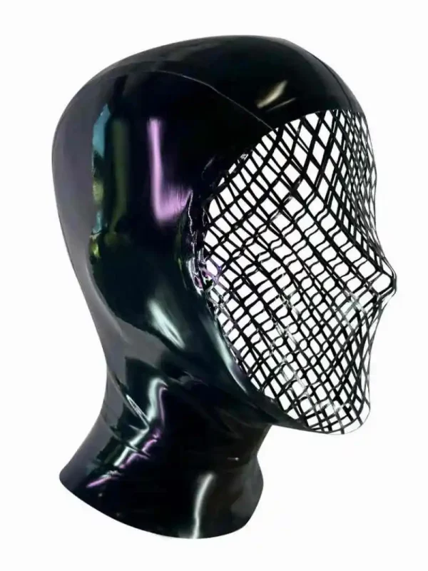 Latex Fishnet Mask