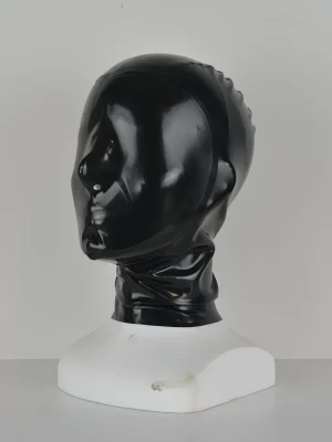 Latex hood completely closed